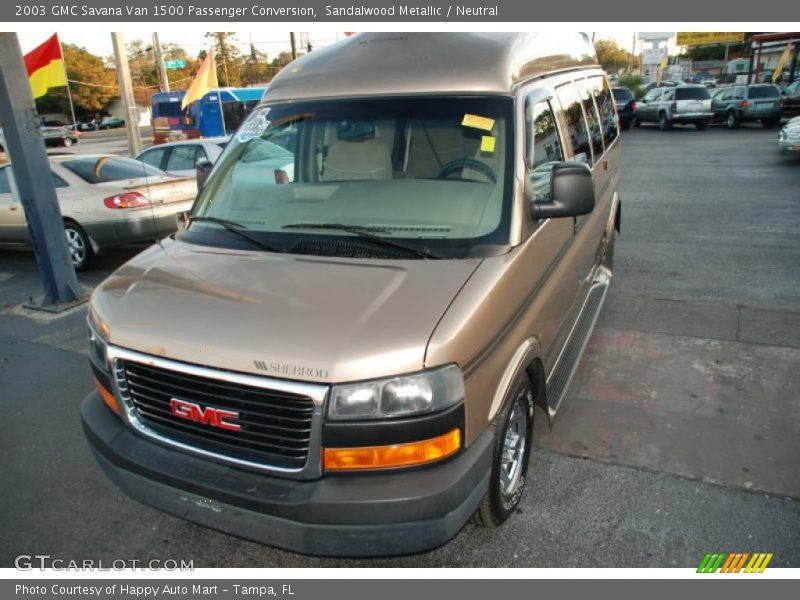 Sandalwood Metallic / Neutral 2003 GMC Savana Van 1500 Passenger Conversion