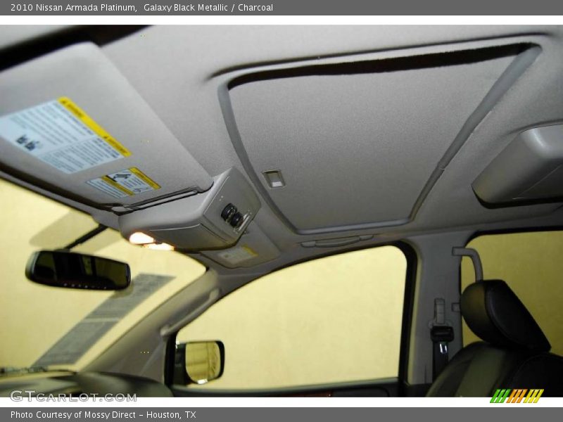 Galaxy Black Metallic / Charcoal 2010 Nissan Armada Platinum