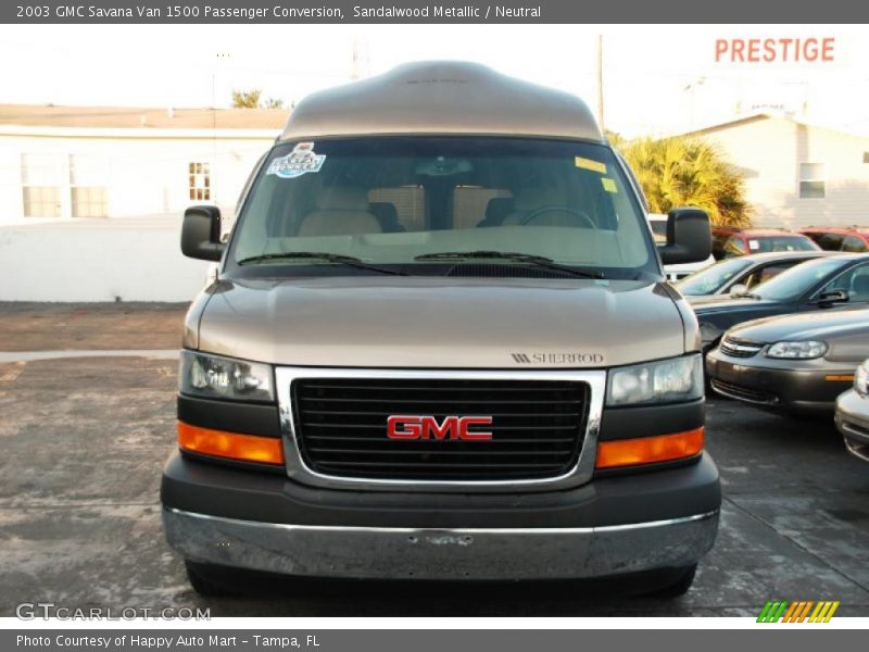 Sandalwood Metallic / Neutral 2003 GMC Savana Van 1500 Passenger Conversion