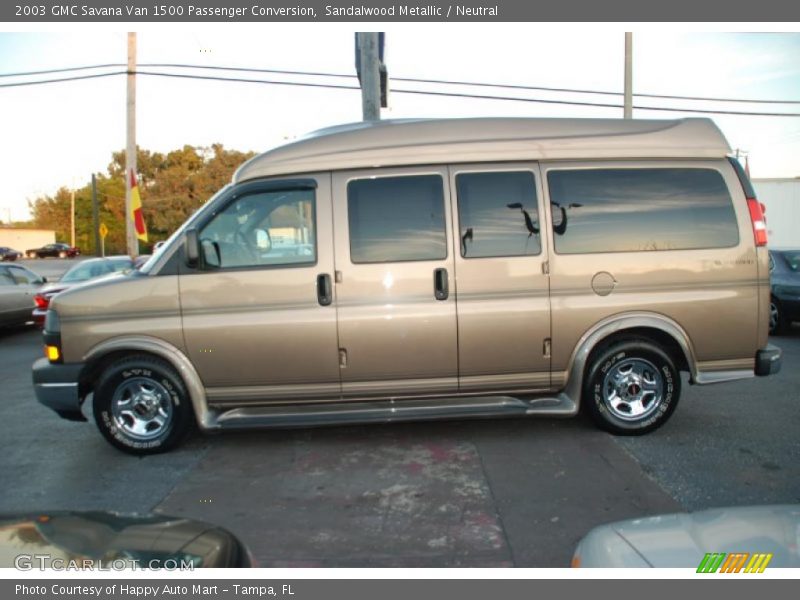 Sandalwood Metallic / Neutral 2003 GMC Savana Van 1500 Passenger Conversion