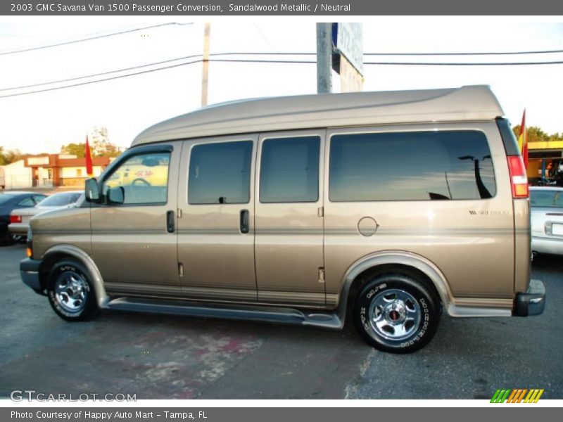 Sandalwood Metallic / Neutral 2003 GMC Savana Van 1500 Passenger Conversion