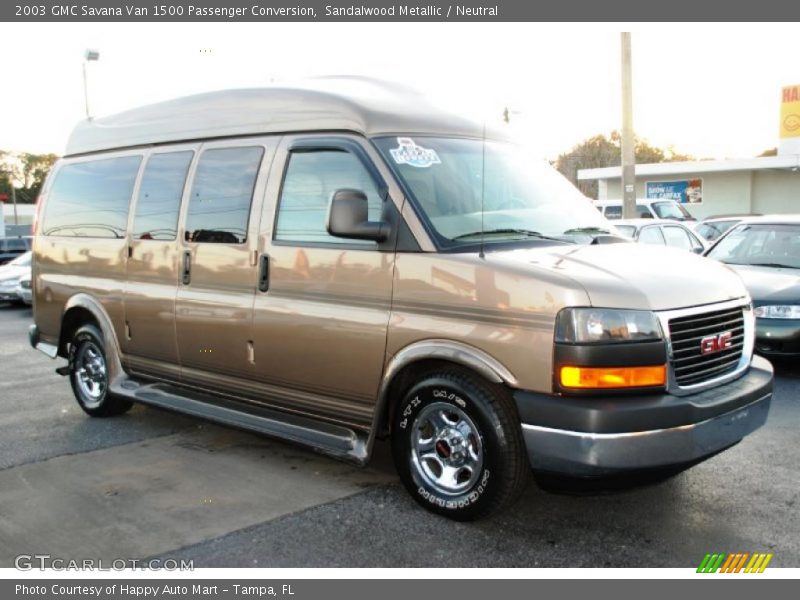 Sandalwood Metallic / Neutral 2003 GMC Savana Van 1500 Passenger Conversion