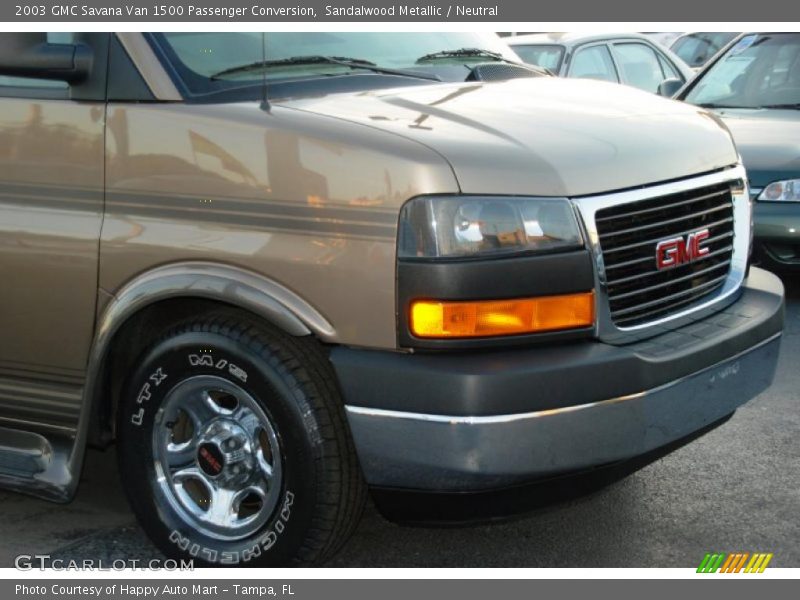 Sandalwood Metallic / Neutral 2003 GMC Savana Van 1500 Passenger Conversion