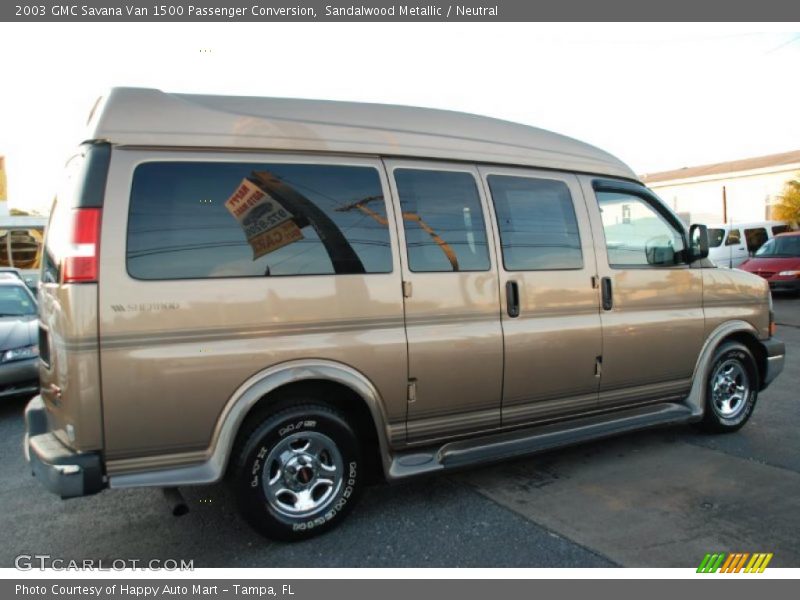 Sandalwood Metallic / Neutral 2003 GMC Savana Van 1500 Passenger Conversion