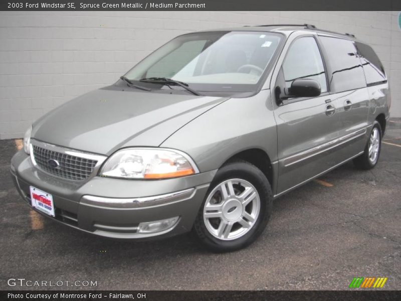 Spruce Green Metallic / Medium Parchment 2003 Ford Windstar SE