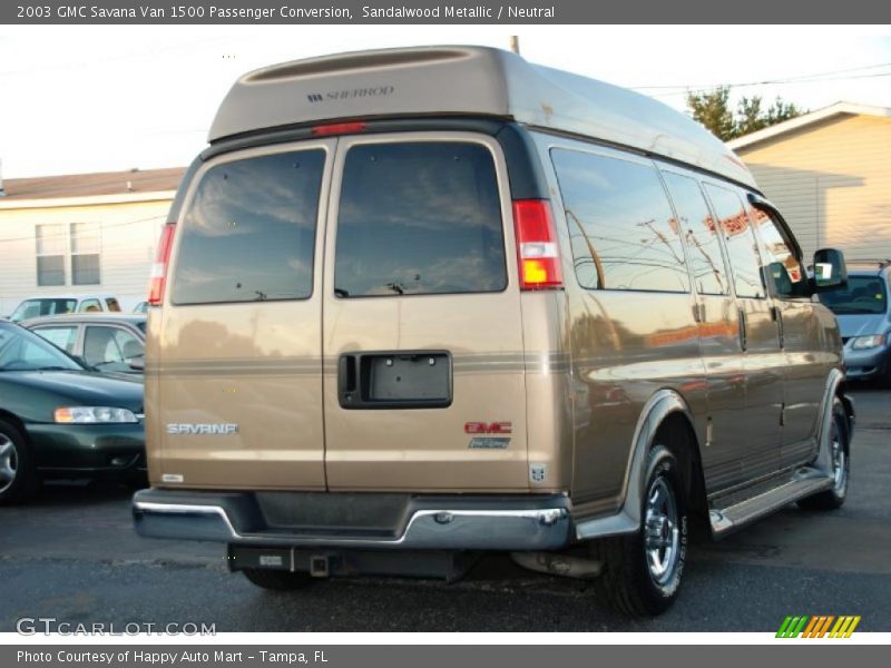Sandalwood Metallic / Neutral 2003 GMC Savana Van 1500 Passenger Conversion