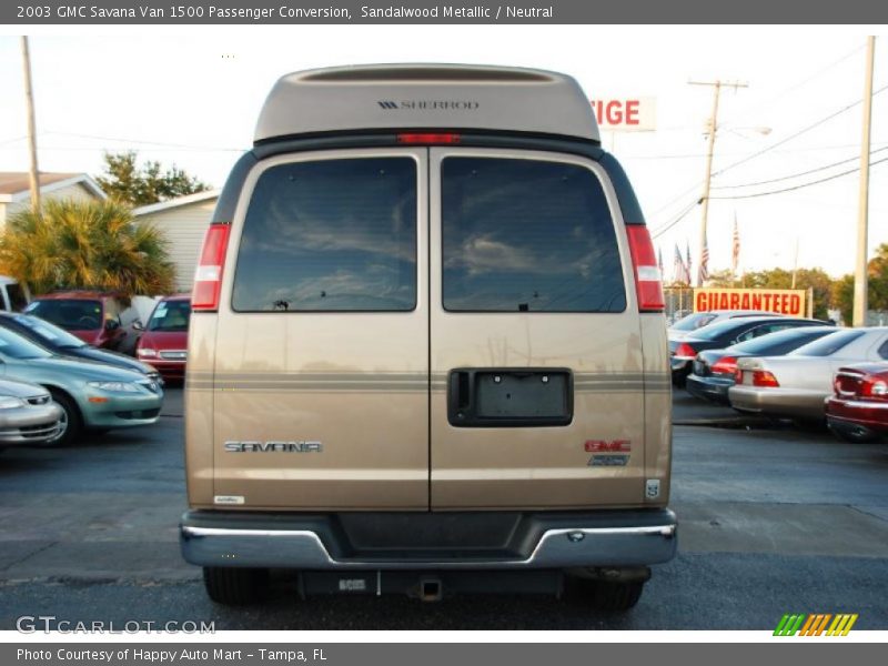 Sandalwood Metallic / Neutral 2003 GMC Savana Van 1500 Passenger Conversion