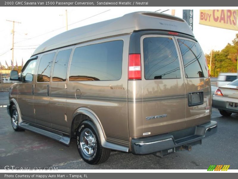 Sandalwood Metallic / Neutral 2003 GMC Savana Van 1500 Passenger Conversion