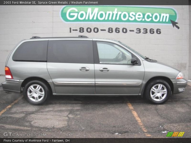 Spruce Green Metallic / Medium Parchment 2003 Ford Windstar SE