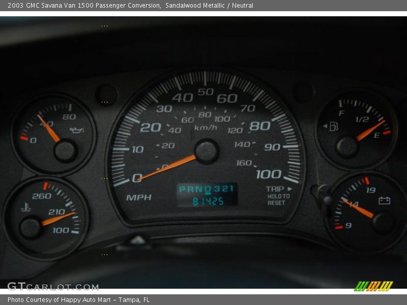 Sandalwood Metallic / Neutral 2003 GMC Savana Van 1500 Passenger Conversion