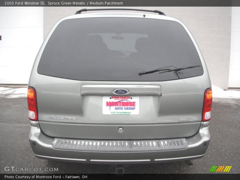 Spruce Green Metallic / Medium Parchment 2003 Ford Windstar SE