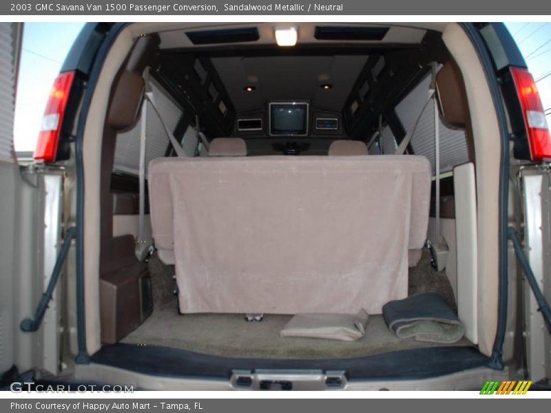 Sandalwood Metallic / Neutral 2003 GMC Savana Van 1500 Passenger Conversion