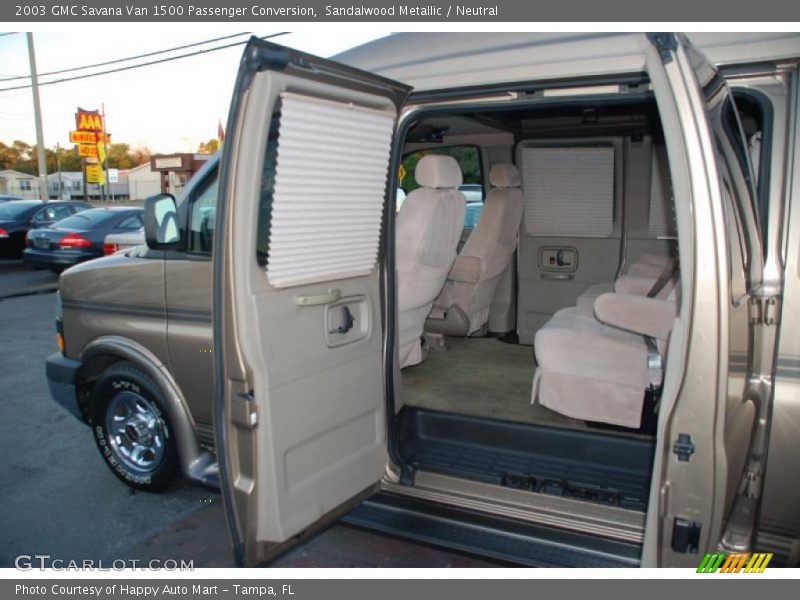 Sandalwood Metallic / Neutral 2003 GMC Savana Van 1500 Passenger Conversion
