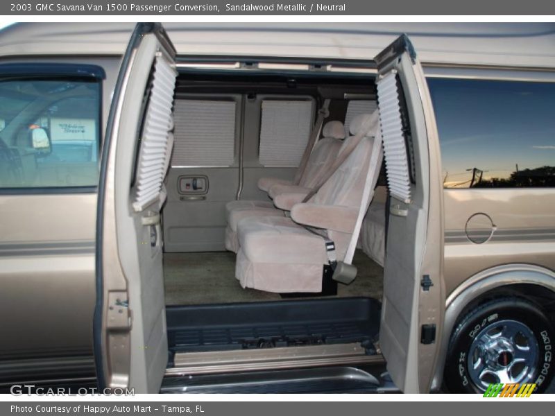 Sandalwood Metallic / Neutral 2003 GMC Savana Van 1500 Passenger Conversion