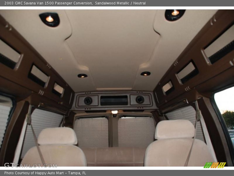 Sandalwood Metallic / Neutral 2003 GMC Savana Van 1500 Passenger Conversion