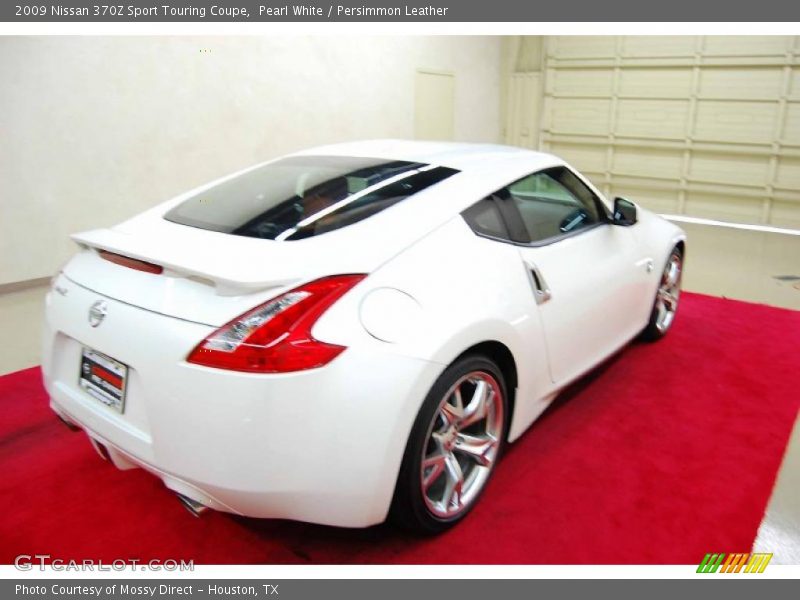 Pearl White / Persimmon Leather 2009 Nissan 370Z Sport Touring Coupe