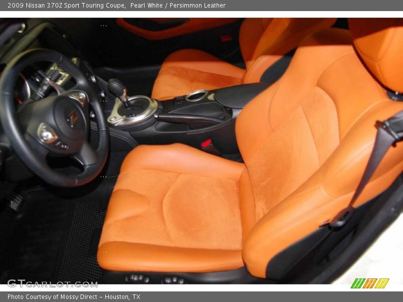 Pearl White / Persimmon Leather 2009 Nissan 370Z Sport Touring Coupe