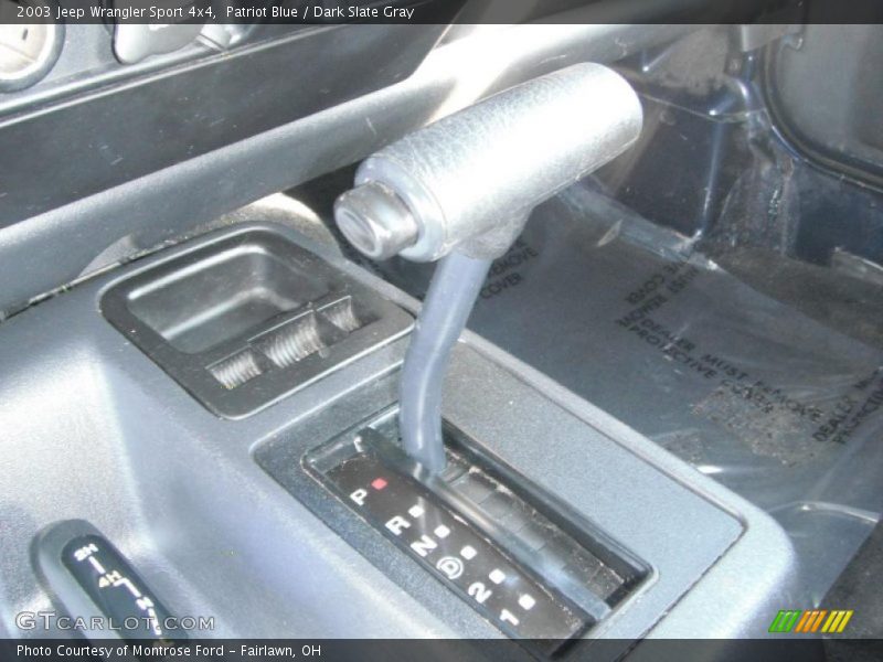 Patriot Blue / Dark Slate Gray 2003 Jeep Wrangler Sport 4x4