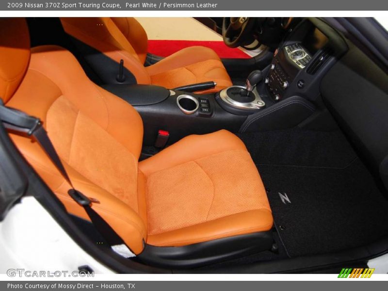 Pearl White / Persimmon Leather 2009 Nissan 370Z Sport Touring Coupe