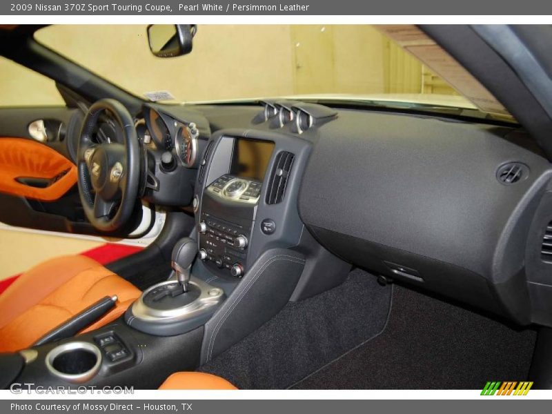 Pearl White / Persimmon Leather 2009 Nissan 370Z Sport Touring Coupe