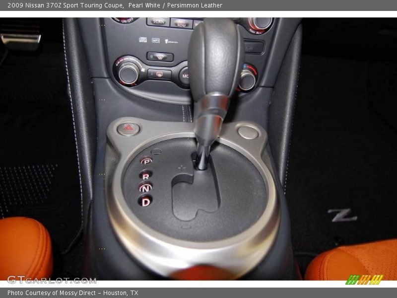 Pearl White / Persimmon Leather 2009 Nissan 370Z Sport Touring Coupe