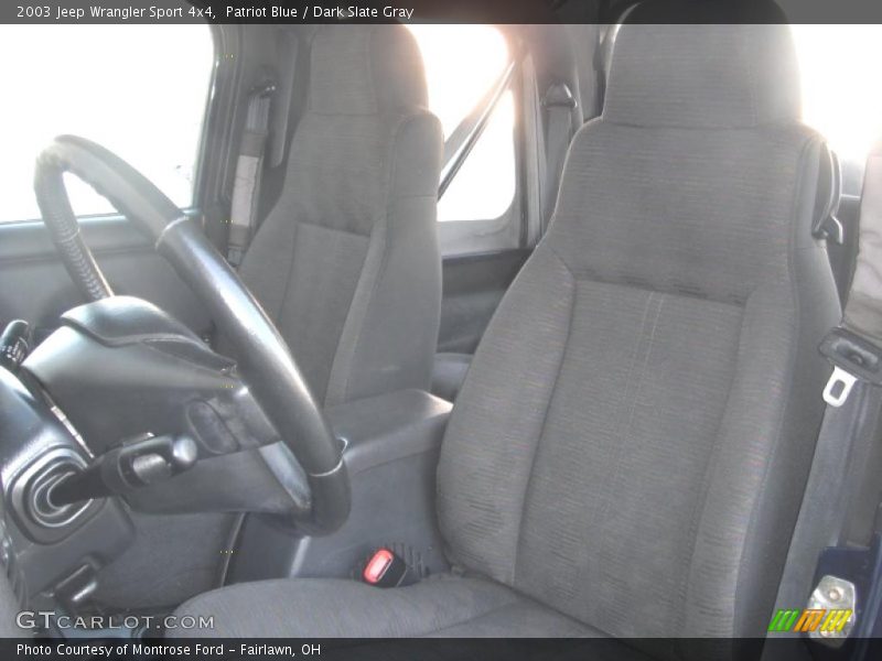 Patriot Blue / Dark Slate Gray 2003 Jeep Wrangler Sport 4x4