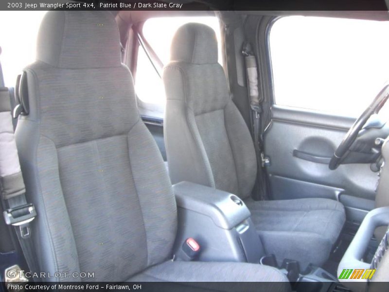 Patriot Blue / Dark Slate Gray 2003 Jeep Wrangler Sport 4x4