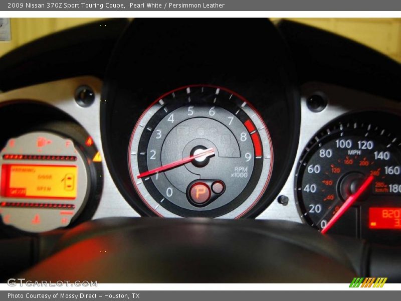 Pearl White / Persimmon Leather 2009 Nissan 370Z Sport Touring Coupe