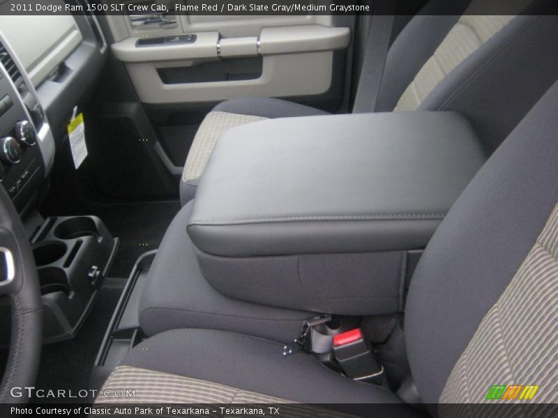 Flame Red / Dark Slate Gray/Medium Graystone 2011 Dodge Ram 1500 SLT Crew Cab