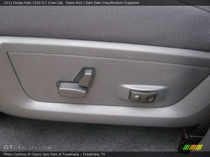 Flame Red / Dark Slate Gray/Medium Graystone 2011 Dodge Ram 1500 SLT Crew Cab