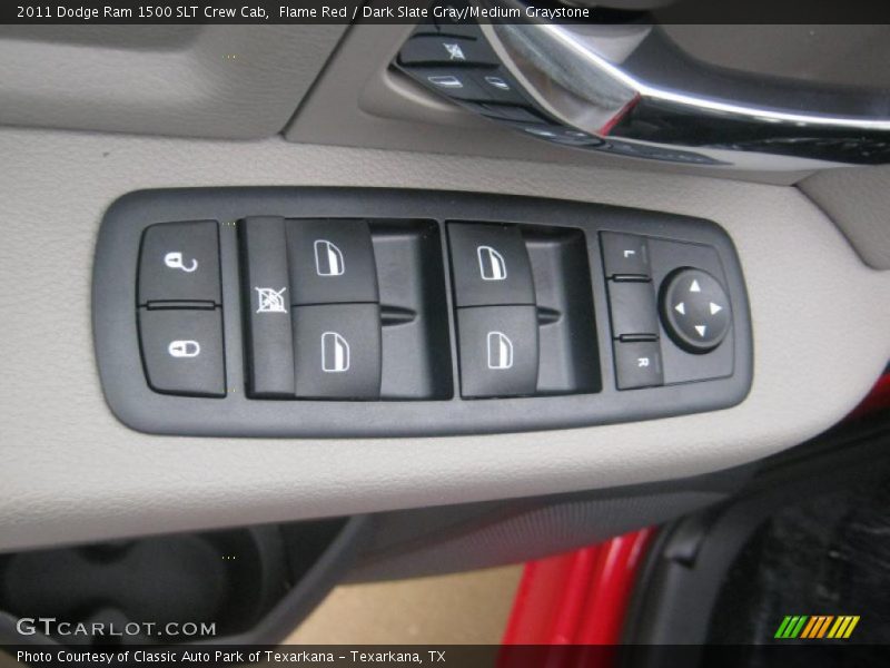 Flame Red / Dark Slate Gray/Medium Graystone 2011 Dodge Ram 1500 SLT Crew Cab