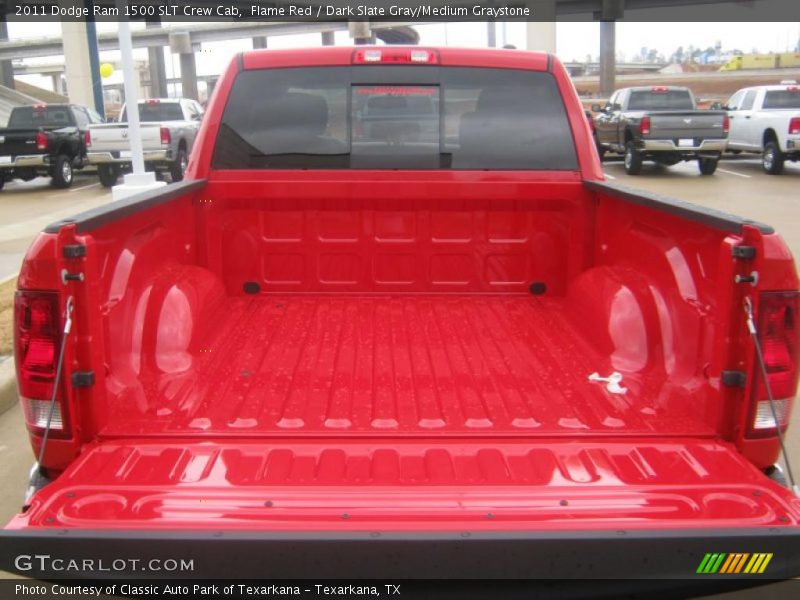 Flame Red / Dark Slate Gray/Medium Graystone 2011 Dodge Ram 1500 SLT Crew Cab