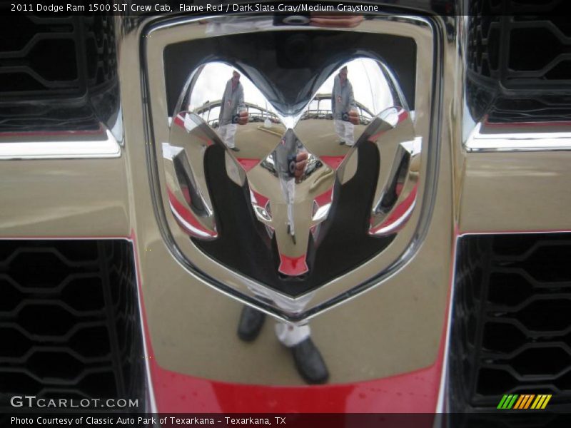 Flame Red / Dark Slate Gray/Medium Graystone 2011 Dodge Ram 1500 SLT Crew Cab