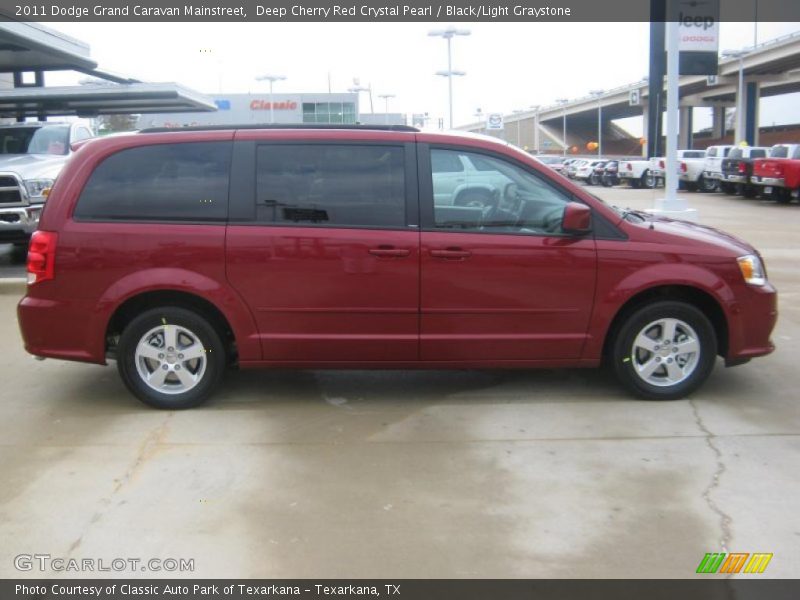 Deep Cherry Red Crystal Pearl / Black/Light Graystone 2011 Dodge Grand Caravan Mainstreet