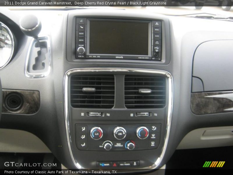 Deep Cherry Red Crystal Pearl / Black/Light Graystone 2011 Dodge Grand Caravan Mainstreet
