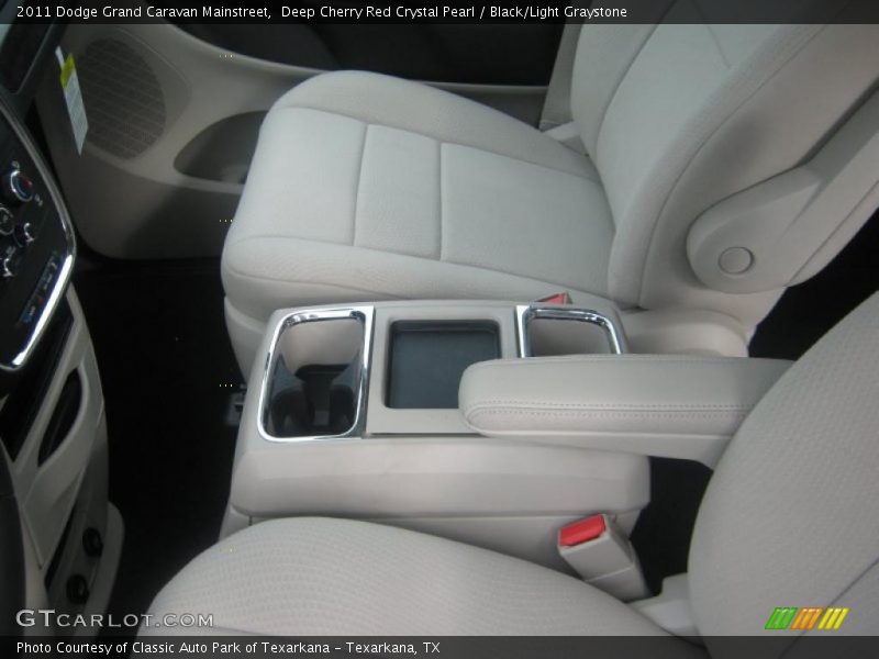Deep Cherry Red Crystal Pearl / Black/Light Graystone 2011 Dodge Grand Caravan Mainstreet