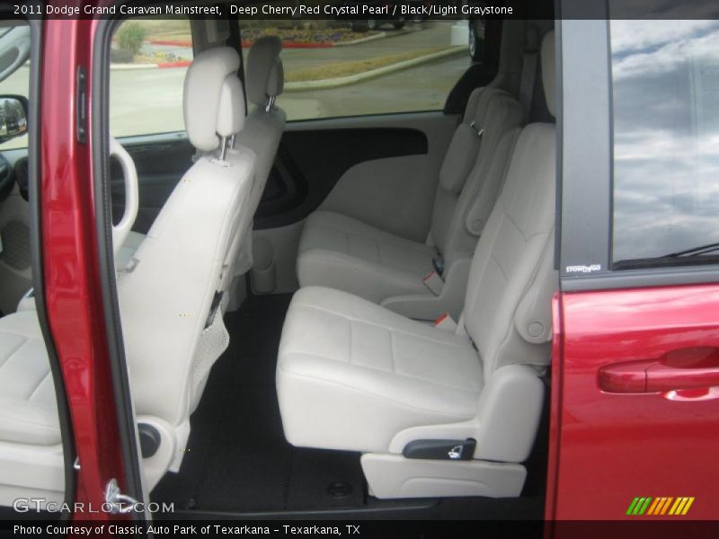 Deep Cherry Red Crystal Pearl / Black/Light Graystone 2011 Dodge Grand Caravan Mainstreet