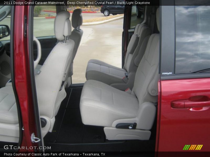 Deep Cherry Red Crystal Pearl / Black/Light Graystone 2011 Dodge Grand Caravan Mainstreet
