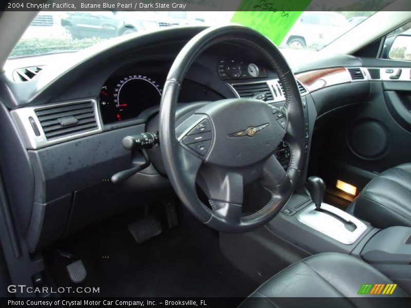 Butane Blue Pearl / Dark Slate Gray 2004 Chrysler Pacifica