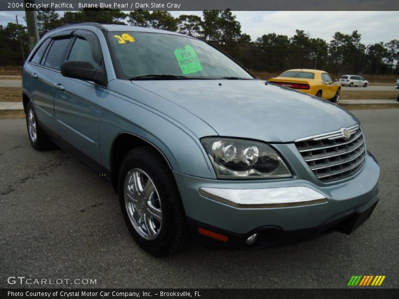 Butane Blue Pearl / Dark Slate Gray 2004 Chrysler Pacifica