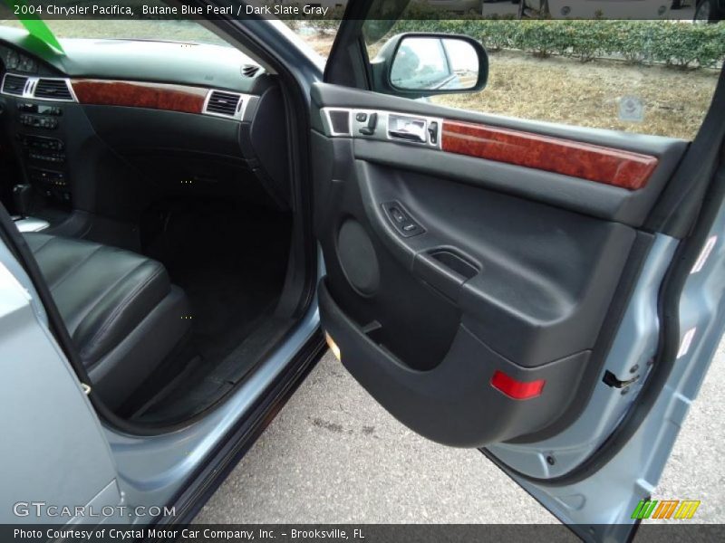 Butane Blue Pearl / Dark Slate Gray 2004 Chrysler Pacifica