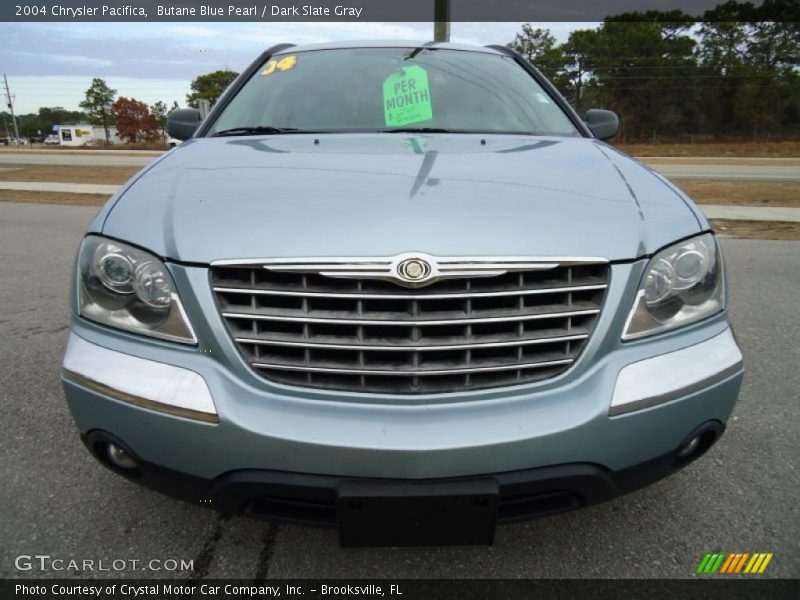 Butane Blue Pearl / Dark Slate Gray 2004 Chrysler Pacifica