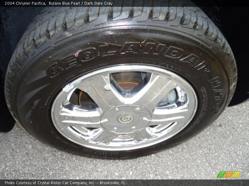 Butane Blue Pearl / Dark Slate Gray 2004 Chrysler Pacifica