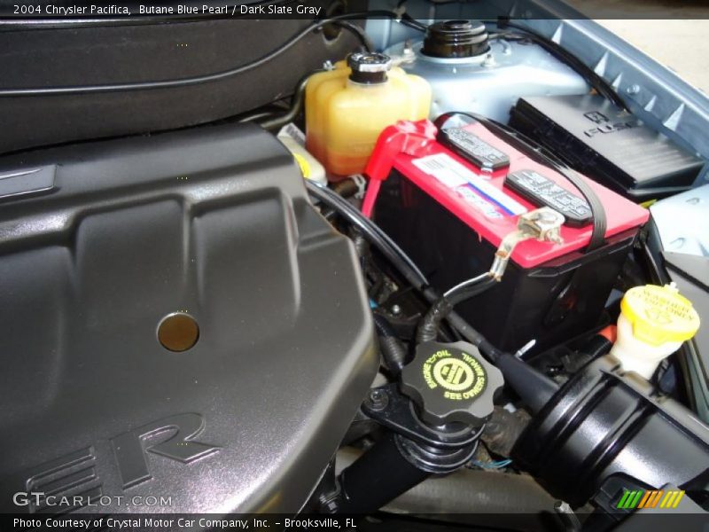 Butane Blue Pearl / Dark Slate Gray 2004 Chrysler Pacifica