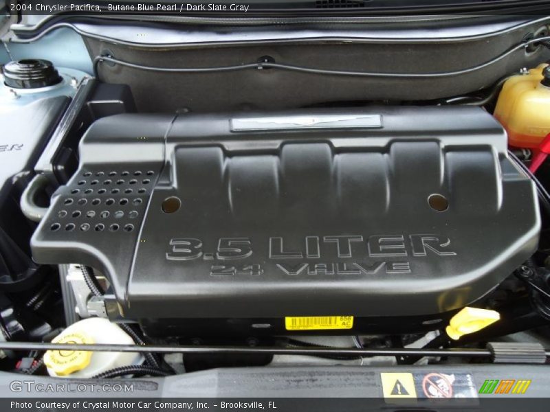Butane Blue Pearl / Dark Slate Gray 2004 Chrysler Pacifica