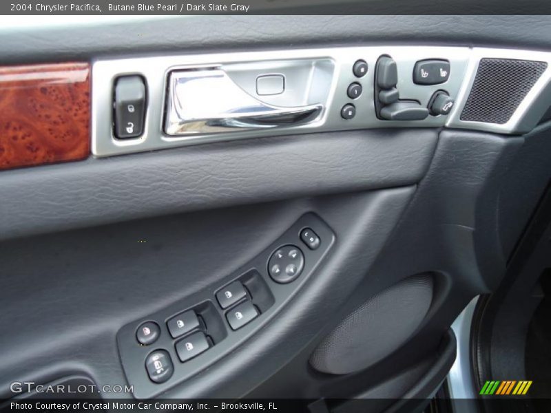 Butane Blue Pearl / Dark Slate Gray 2004 Chrysler Pacifica