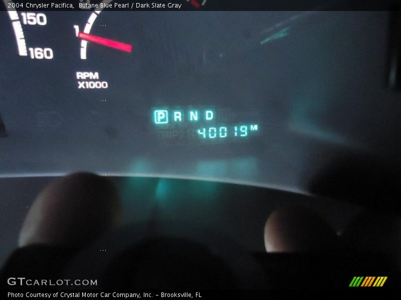 Butane Blue Pearl / Dark Slate Gray 2004 Chrysler Pacifica
