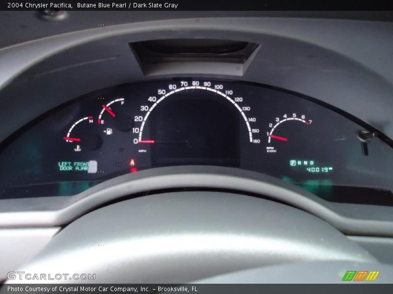 Butane Blue Pearl / Dark Slate Gray 2004 Chrysler Pacifica