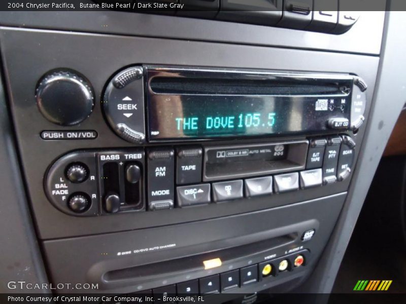 Butane Blue Pearl / Dark Slate Gray 2004 Chrysler Pacifica