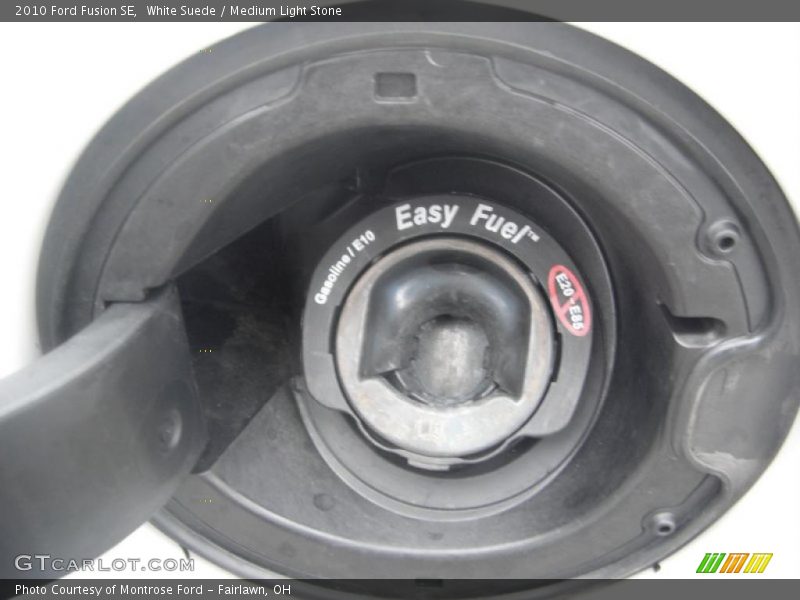 White Suede / Medium Light Stone 2010 Ford Fusion SE